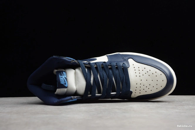 Reps BK obsidian 1 air university jordan blue 555088-140 1109